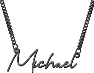 Yoke Style Custom Name Necklace for Women, Customized Nameplate Necklace Dainty Personalized Jewelry Gifts for Girlfriend, Mom